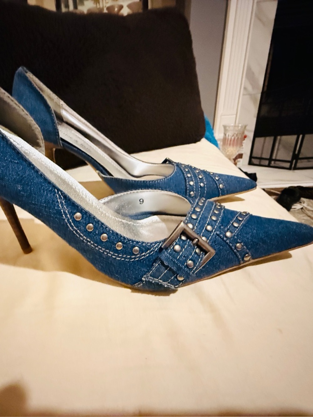 CHRISTINE & KELLY JEAN HEELS - SZ 9  NEW